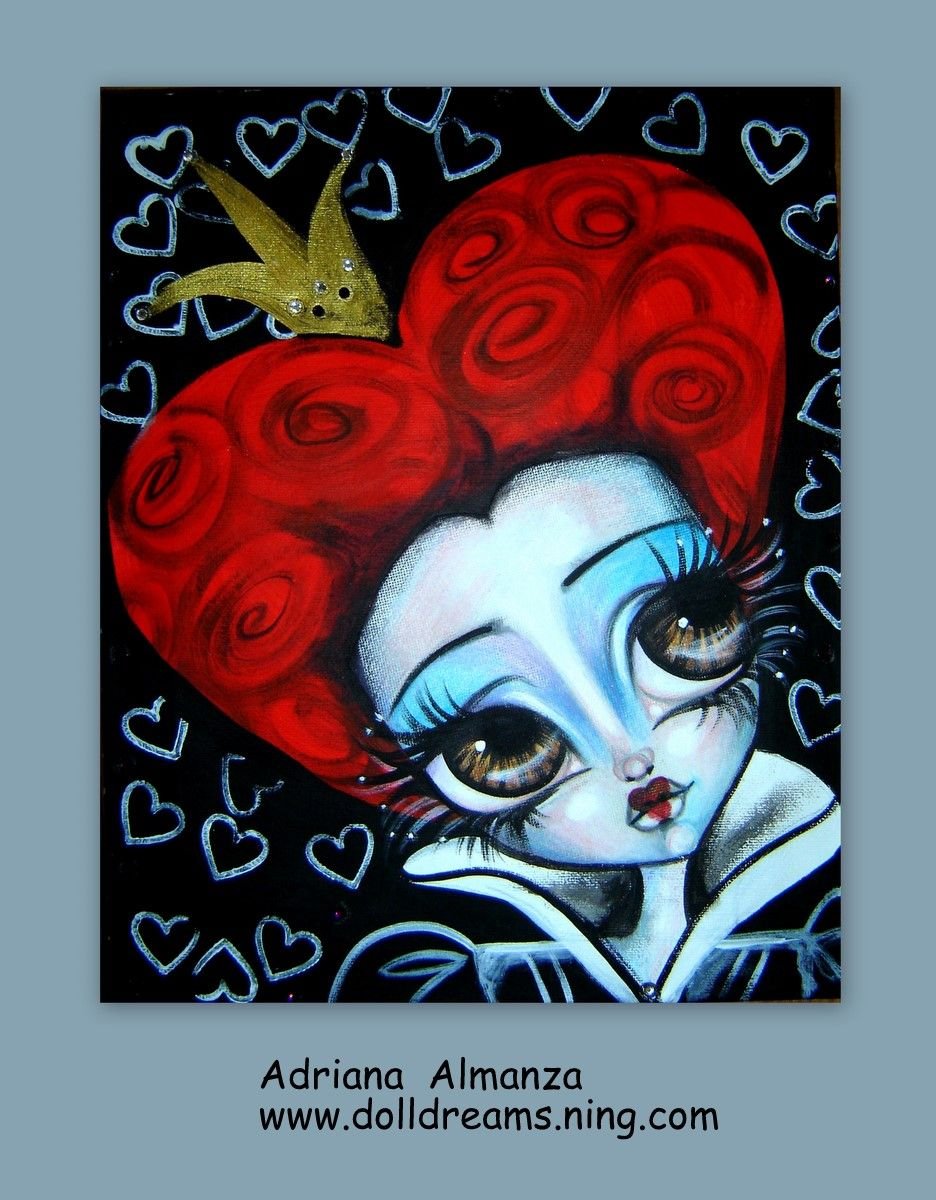 Алиса в стране чудес Червонная Королева аниме