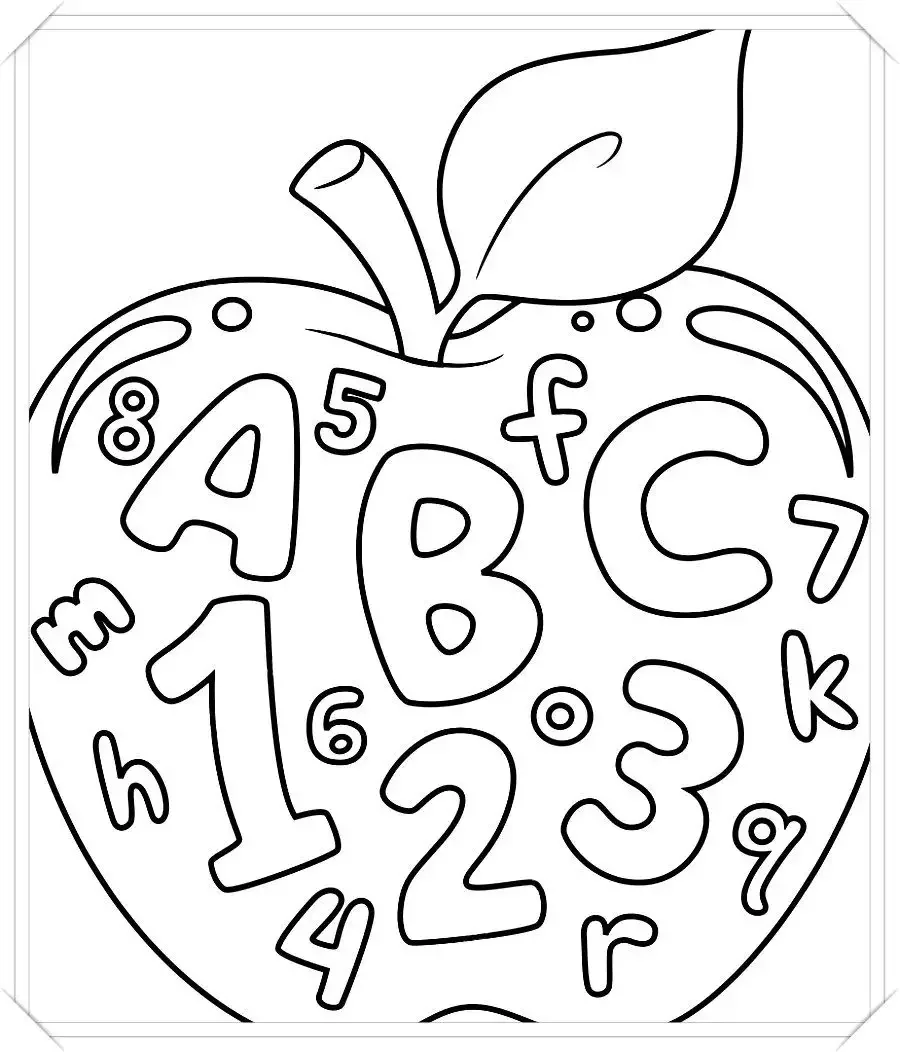 Раскраска витамины