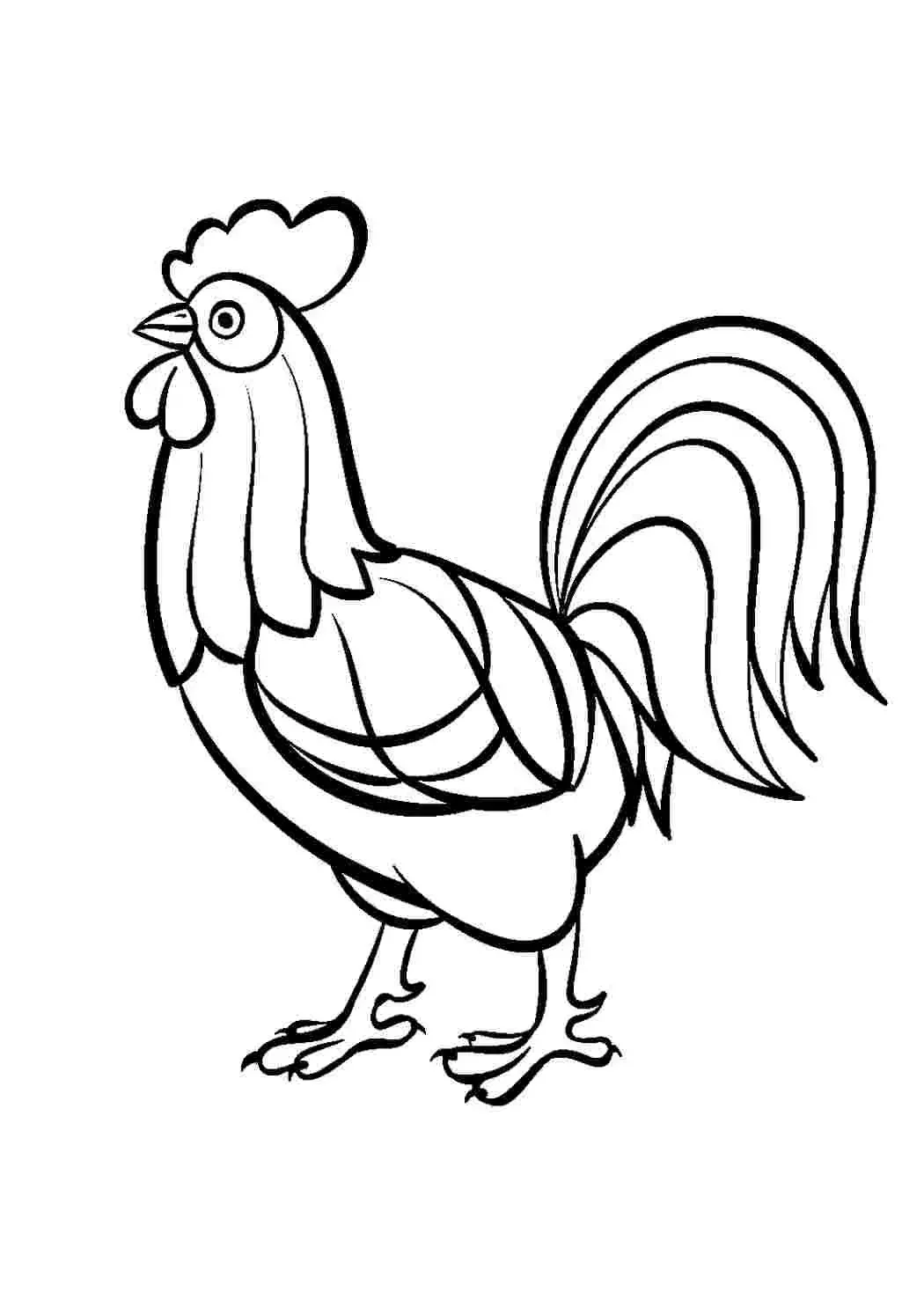 Раскраска к сказке петушок и бобовое зернышко