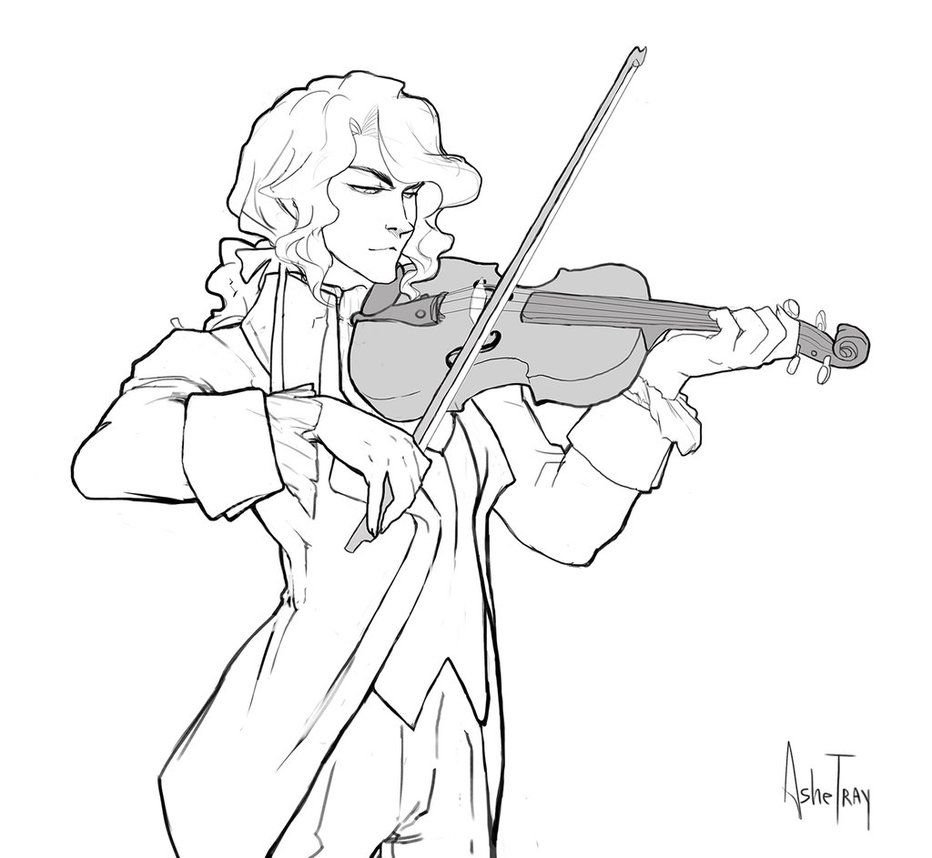 Гайдн портрет контур