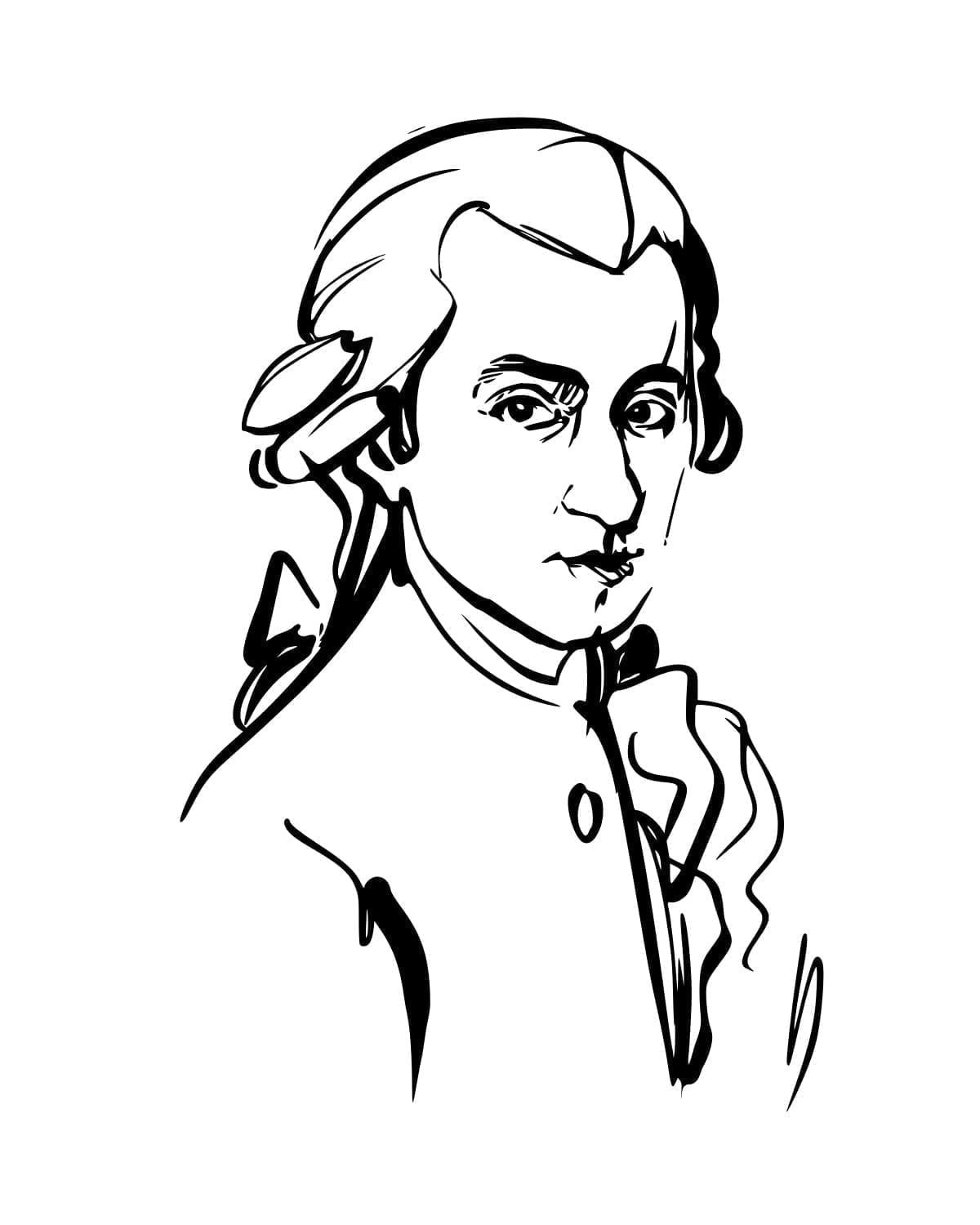 Скрипач раскраска