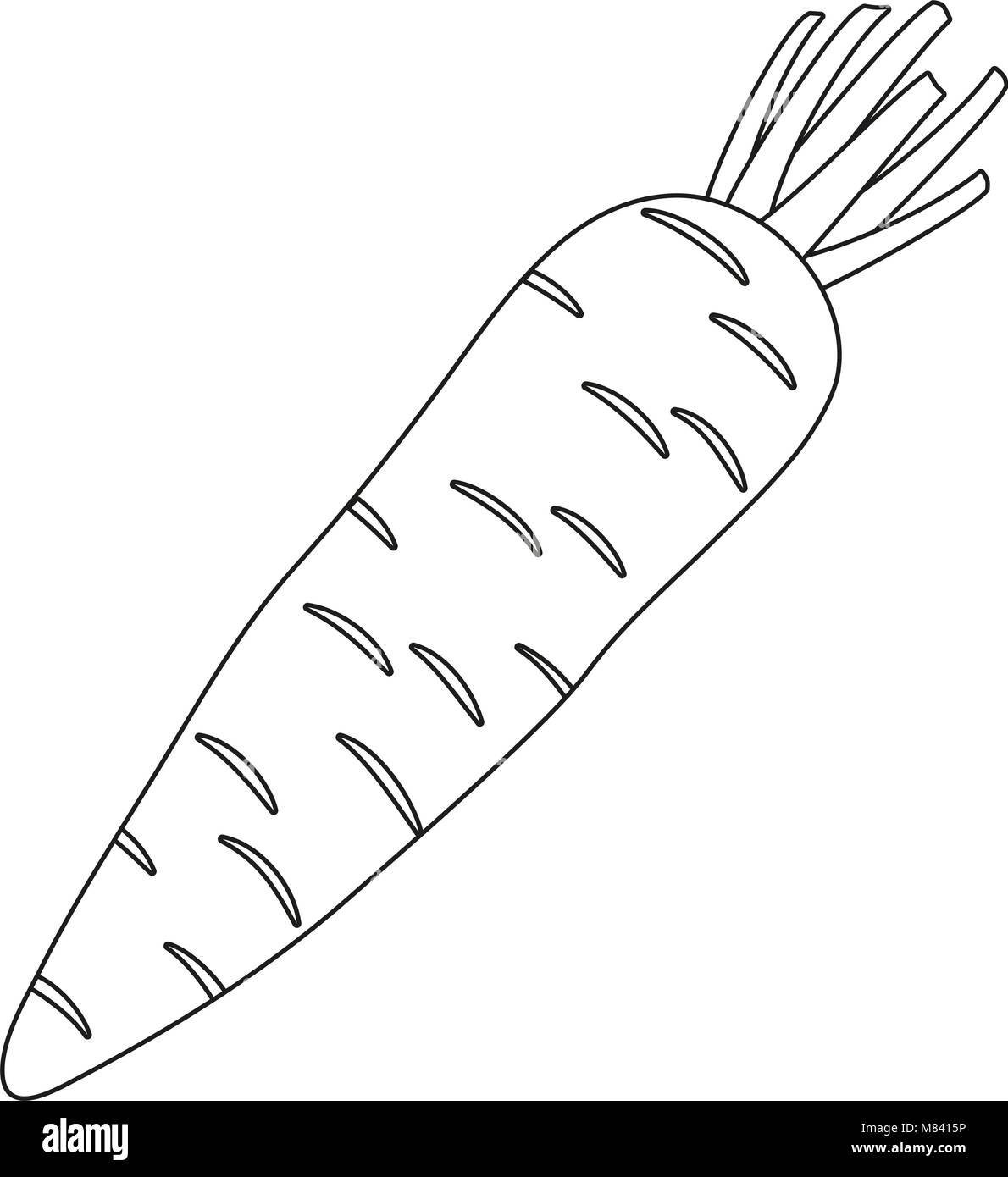 Морковка трафарет для рисования