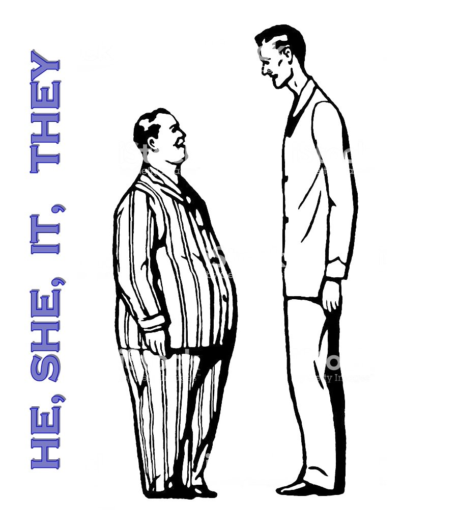 Высокий человек рисунок