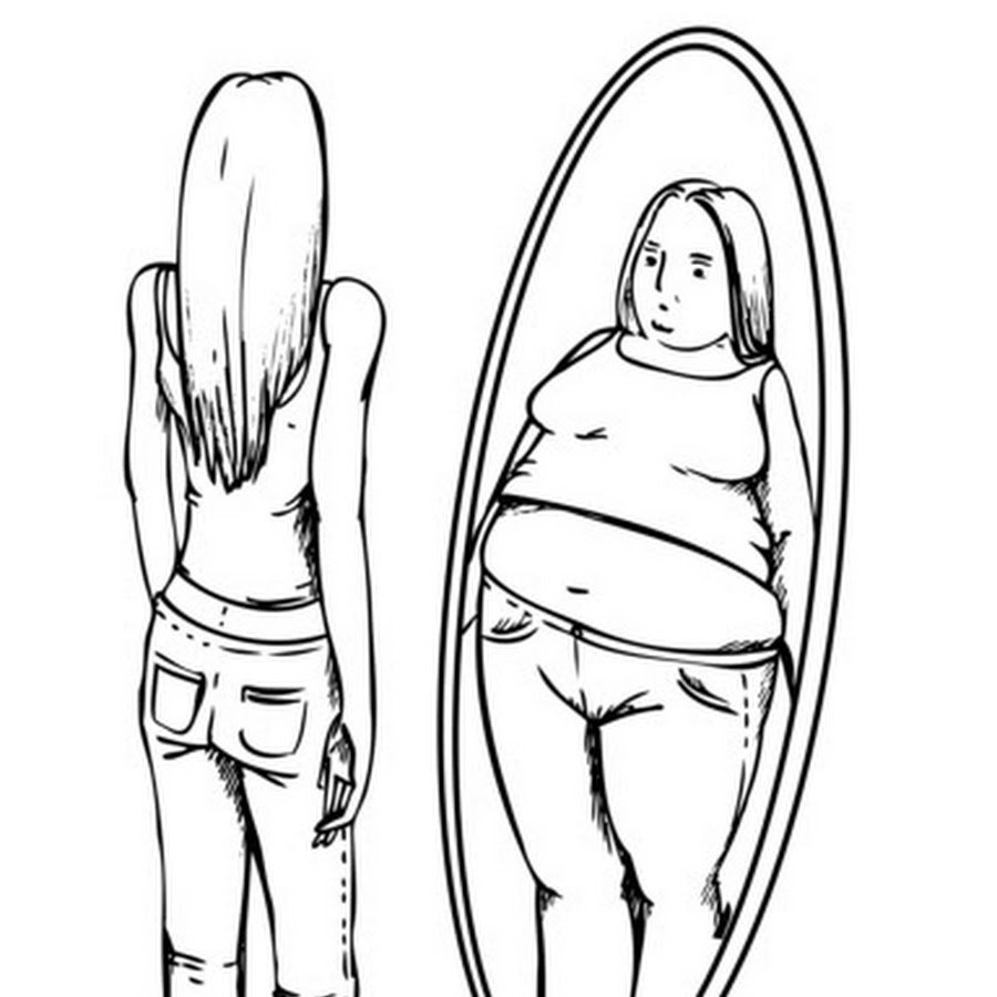 Рисунки на тему анорексия и булимия