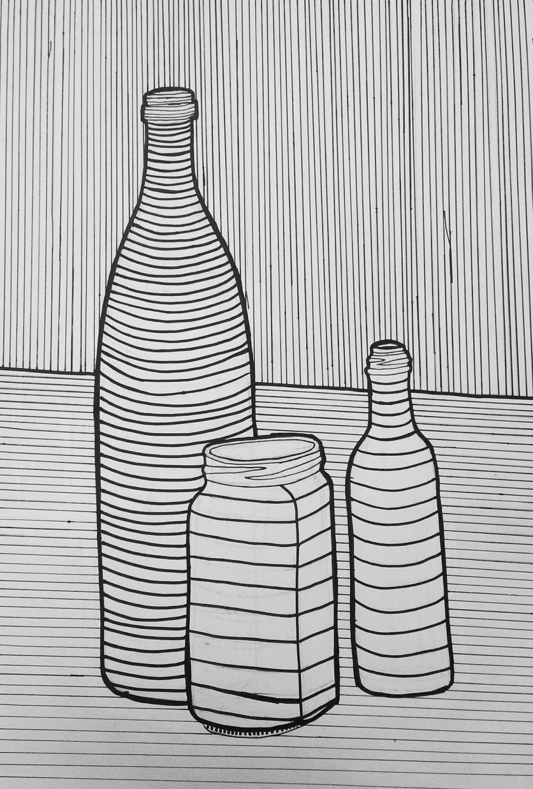 Натюрморт из линий