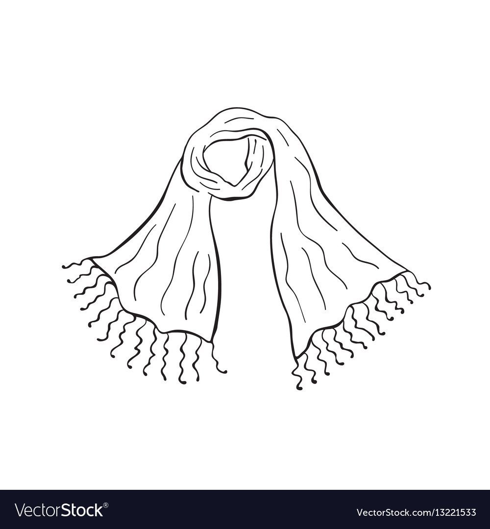 Шарф трафарет