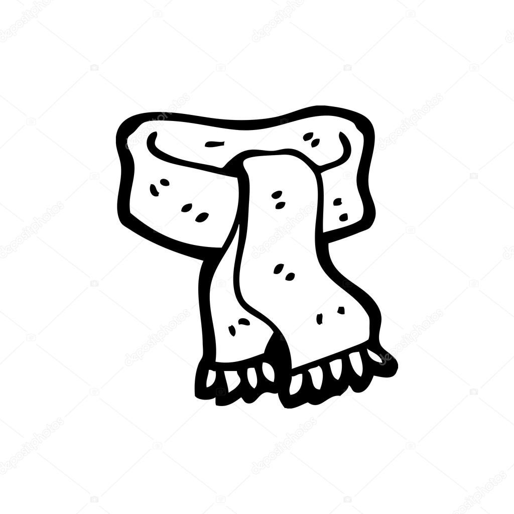 Шапка и шарф раскраска для детей