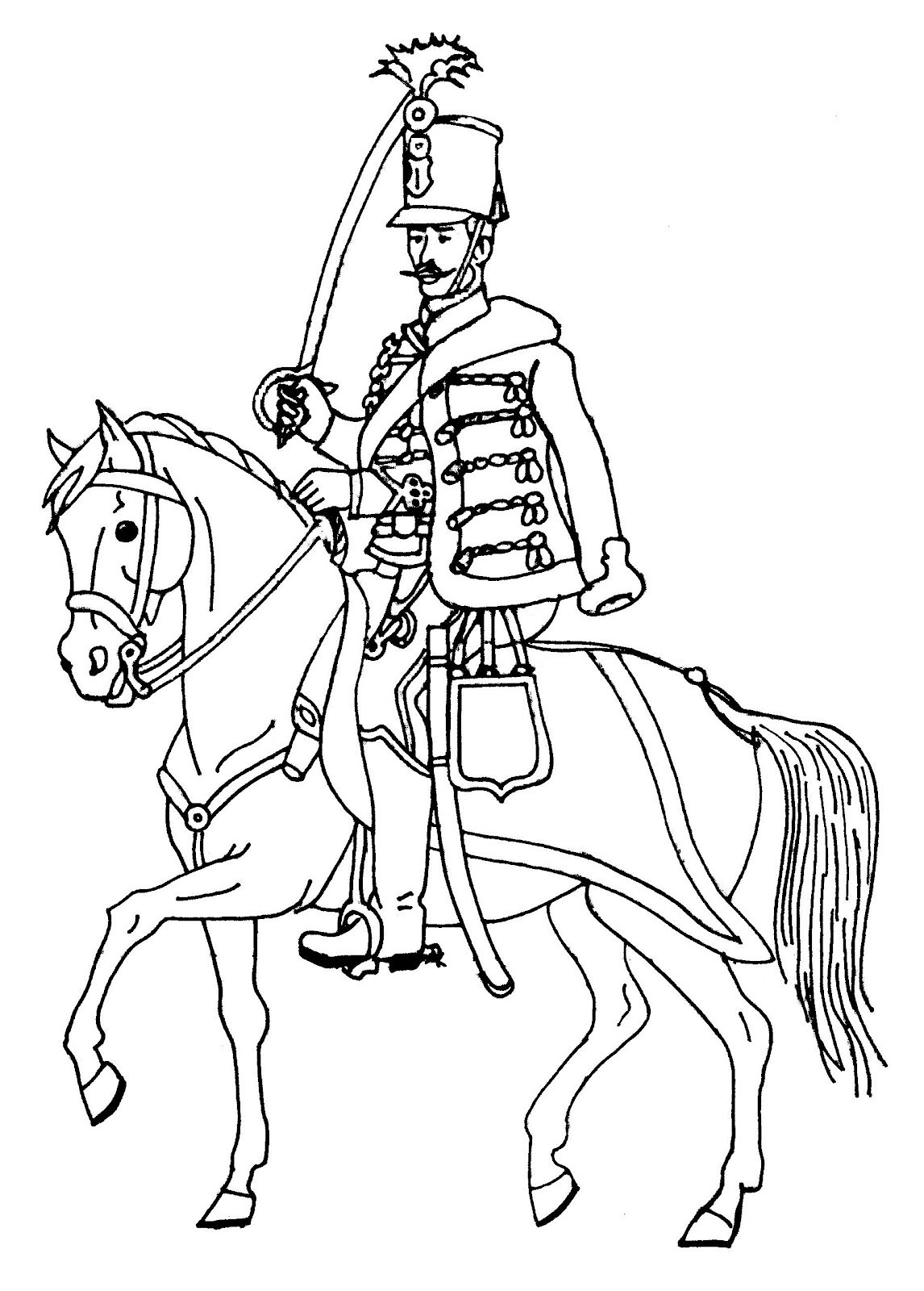 Исторический костюм грузинского война