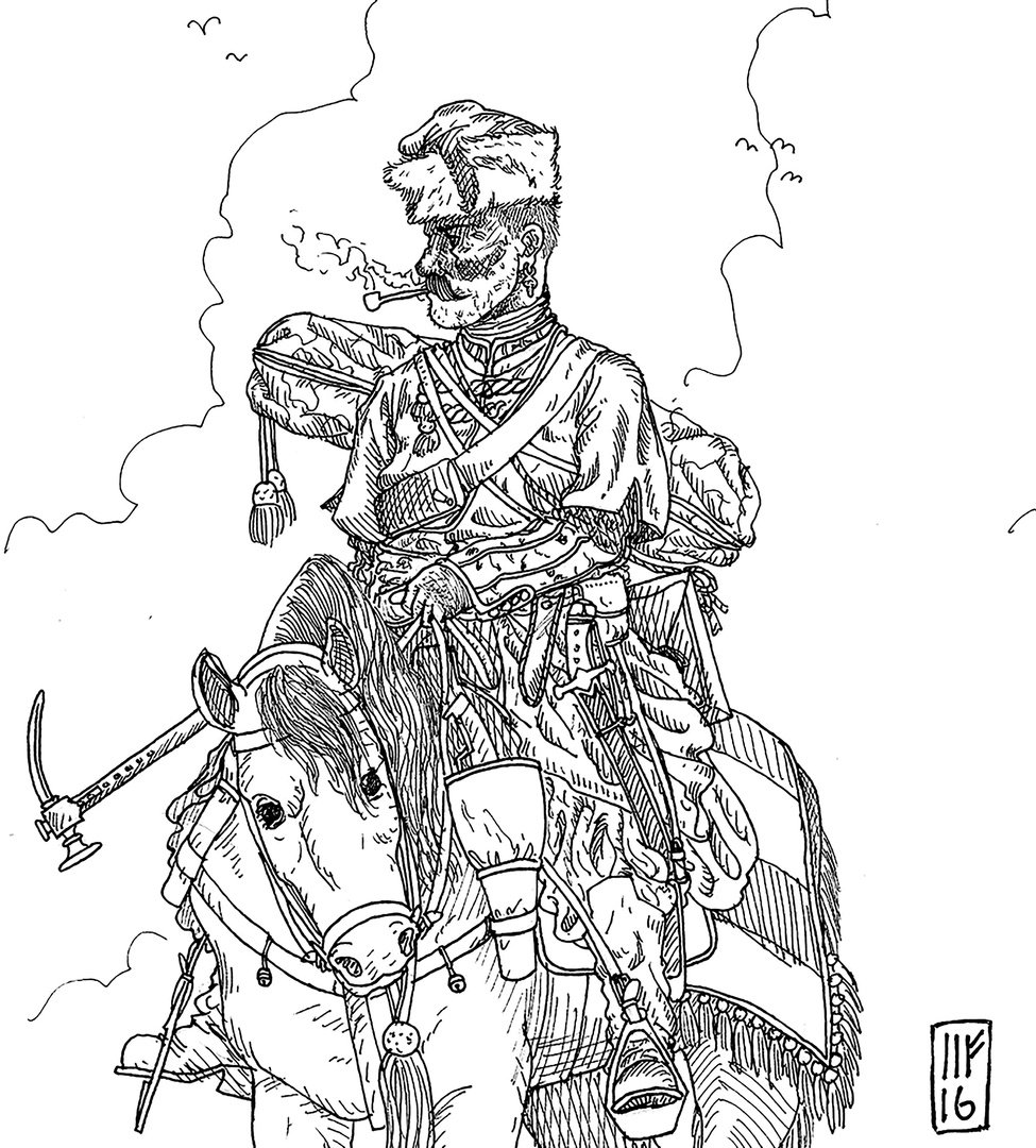 Раскраски Казаков