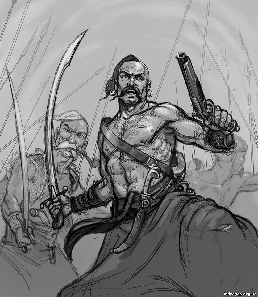 Терские казаки пластуны живопись