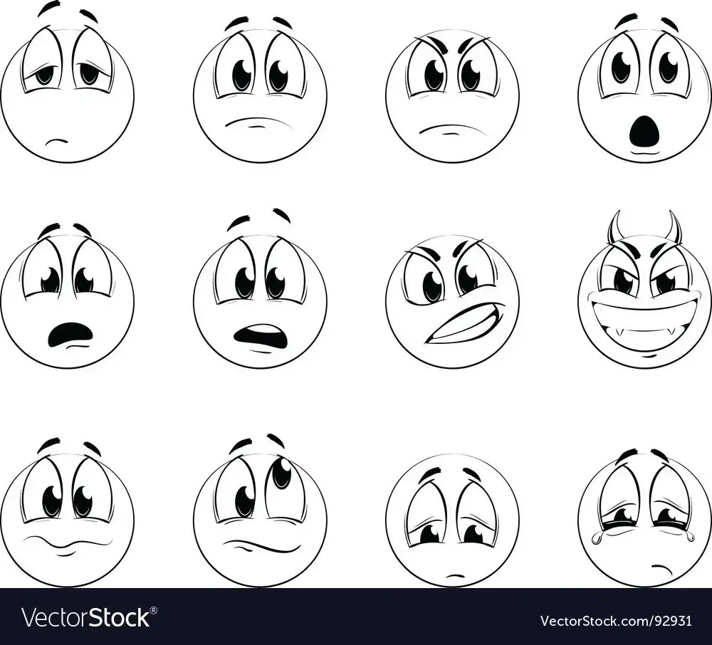 Рожицы эмоции