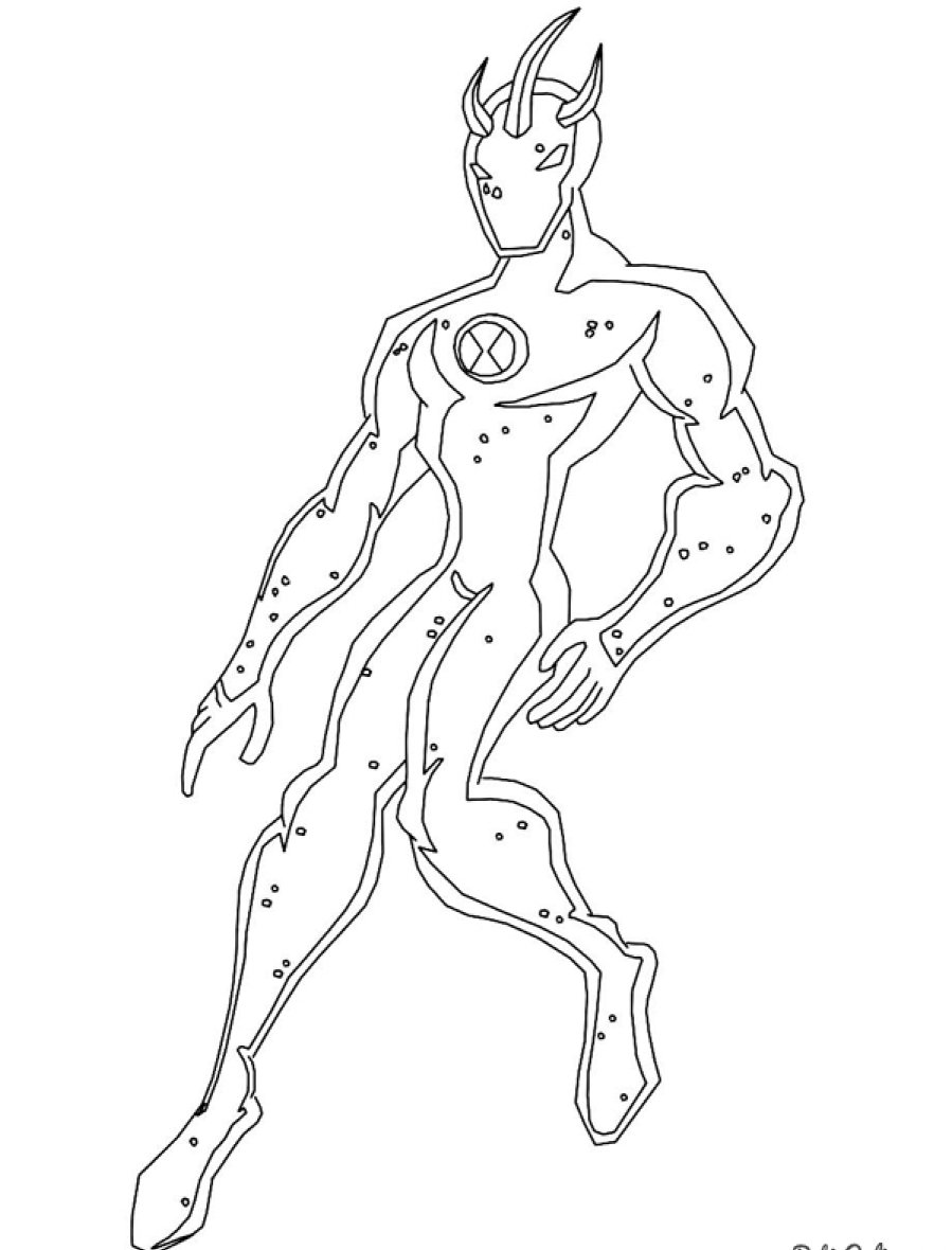 Бен 10 Омниверс раскраска