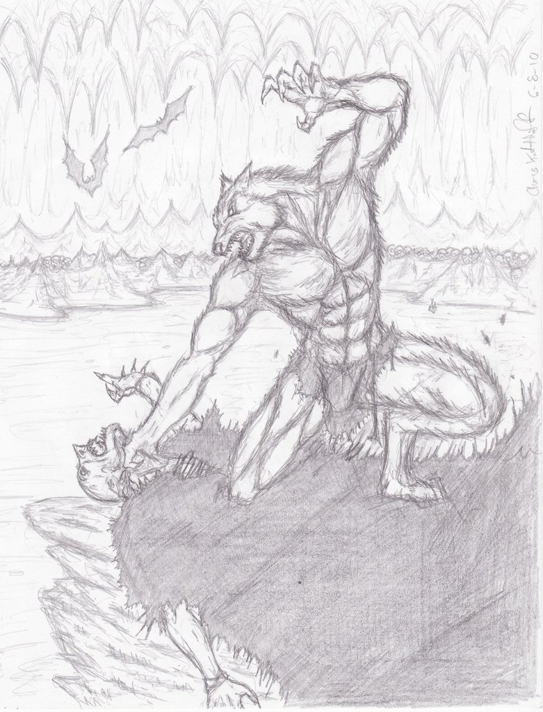 Рисовать вампиров и оборотней