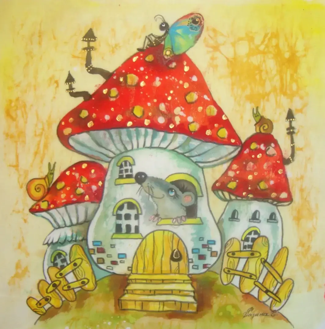 Тоня Ткач домик гриб