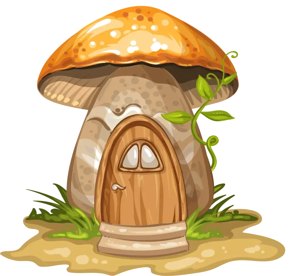 Домик гнома вектор