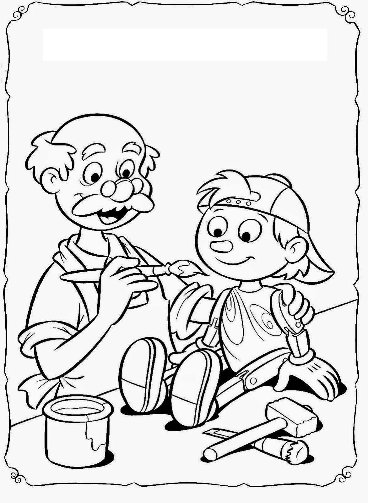 Пиноккио нарисовать