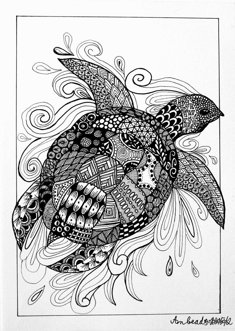 Зентангл картины