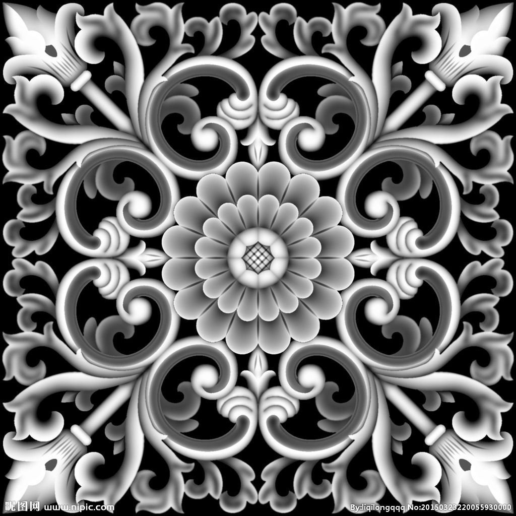 Лепнина Alpha Zbrush