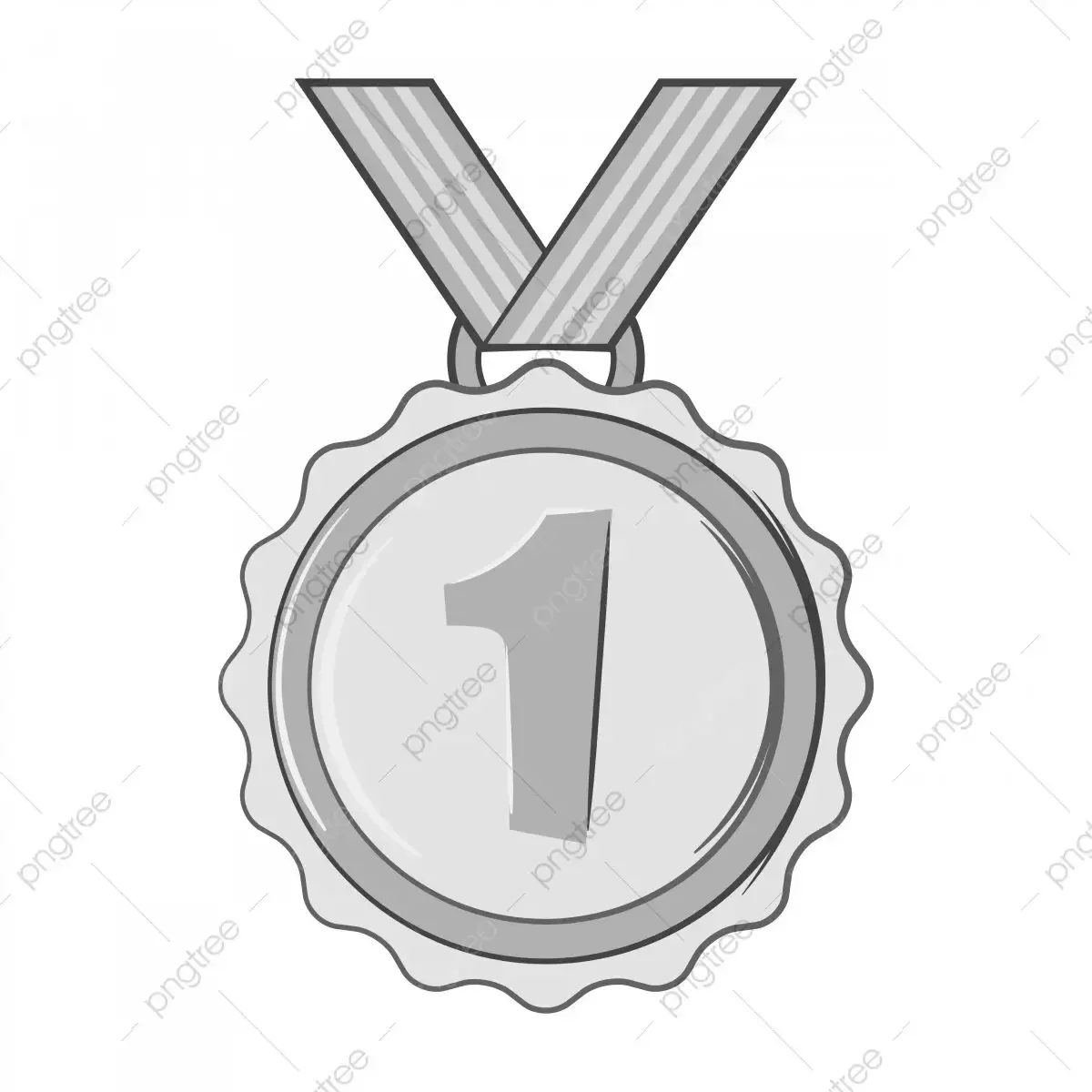 Медаль схематично