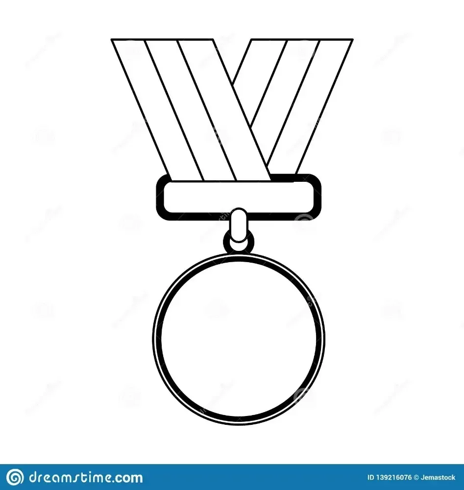 Медаль контур