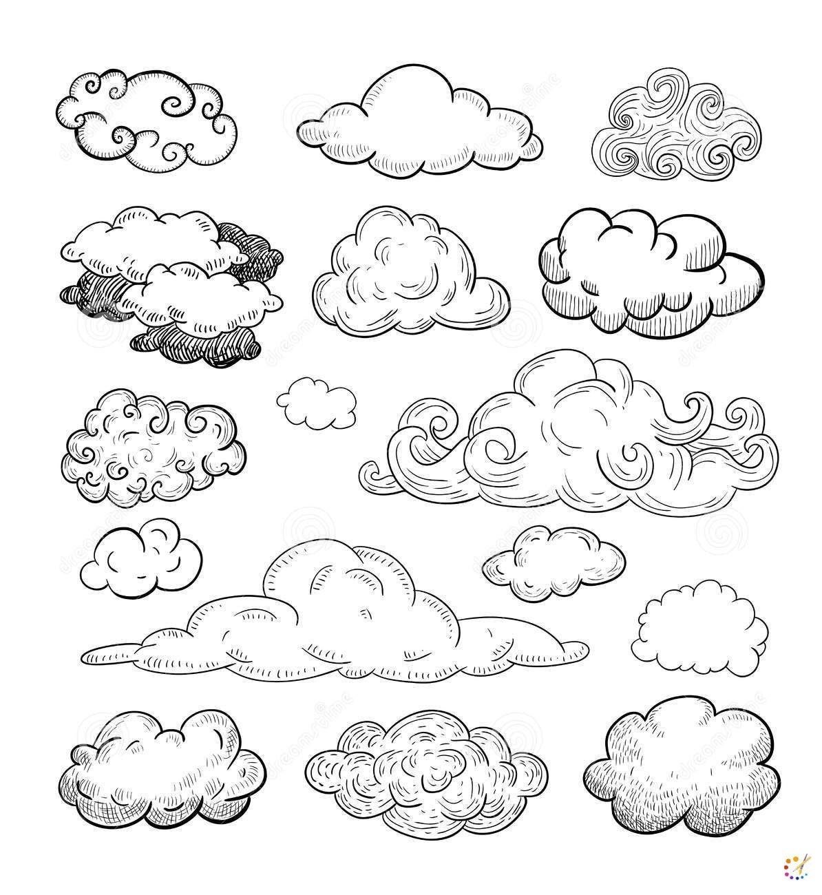 Облака эскиз