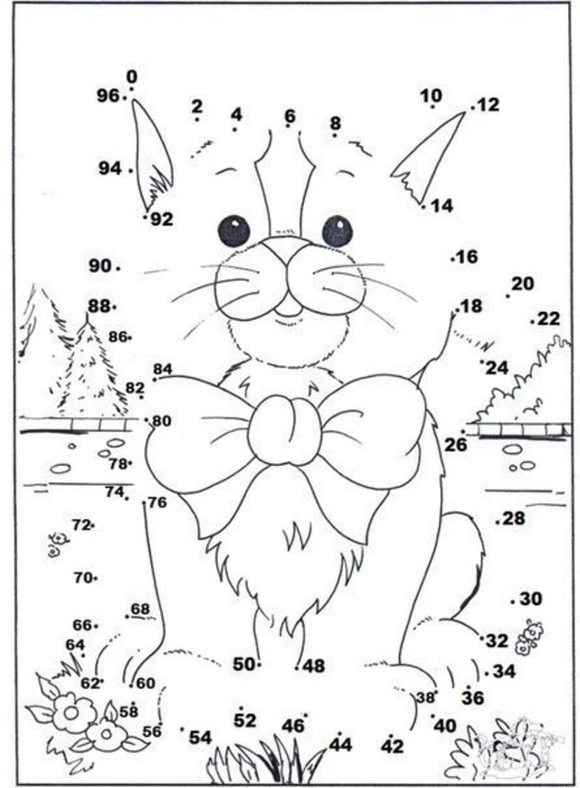 Рисование по цифрам сложные