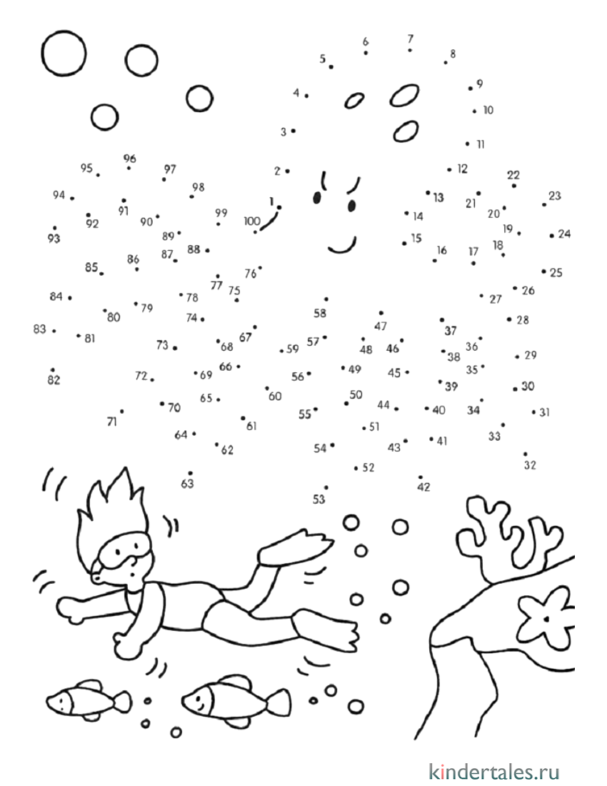 Мишка обводилка для детей