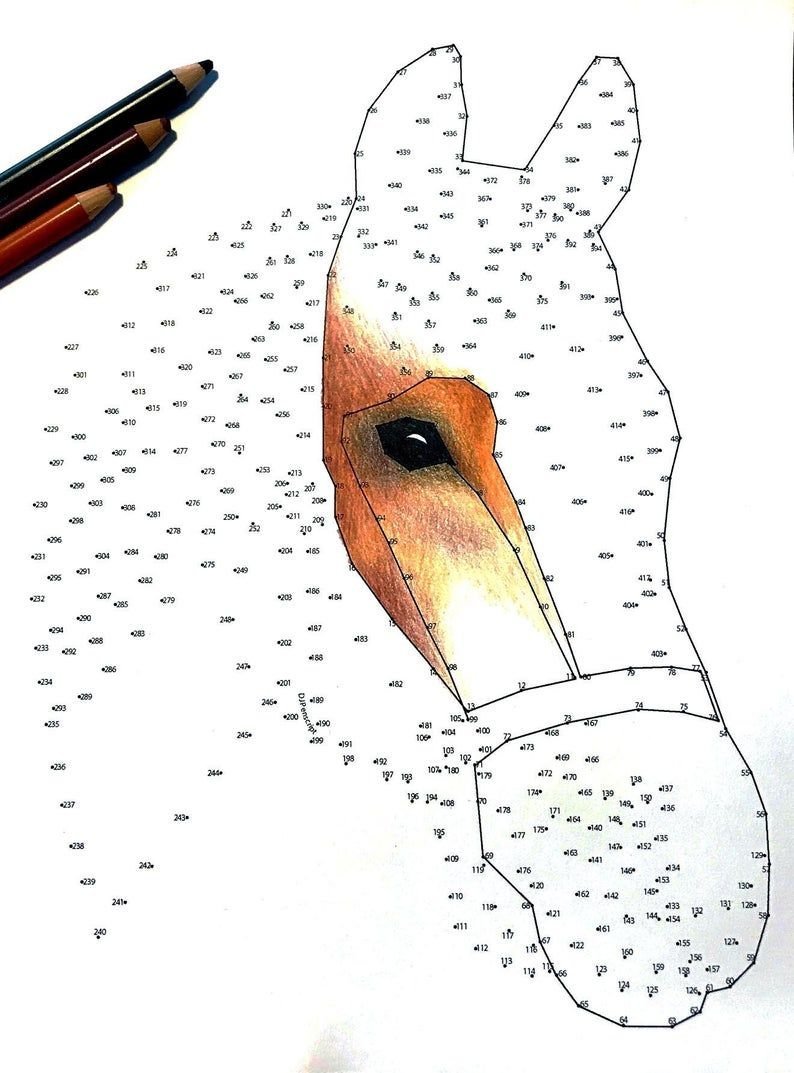 Обведи по цифрам для дошкольников