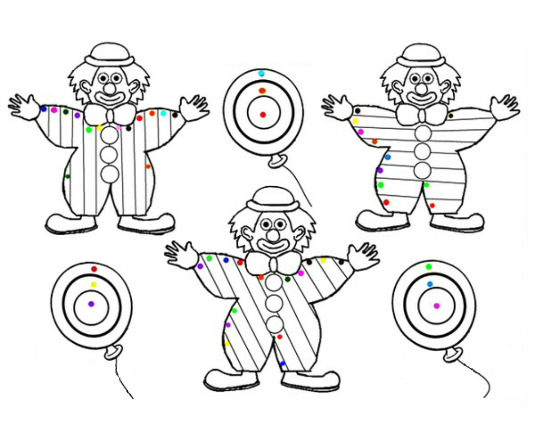 ВГА клоуны (d103)