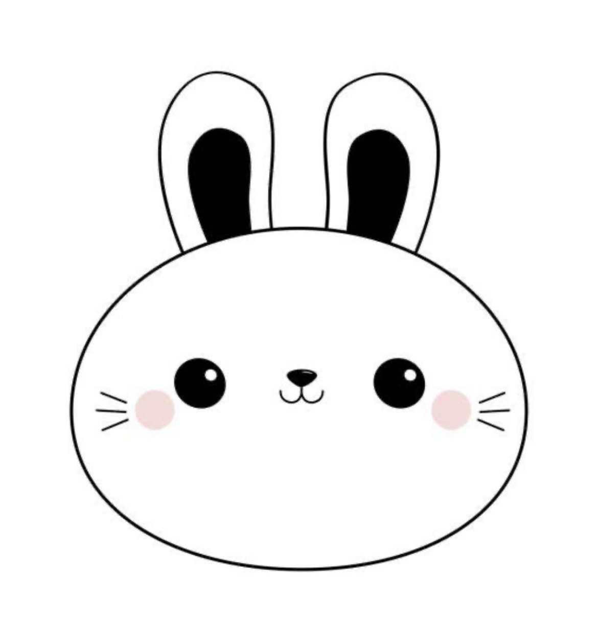 Раскраска зайчик