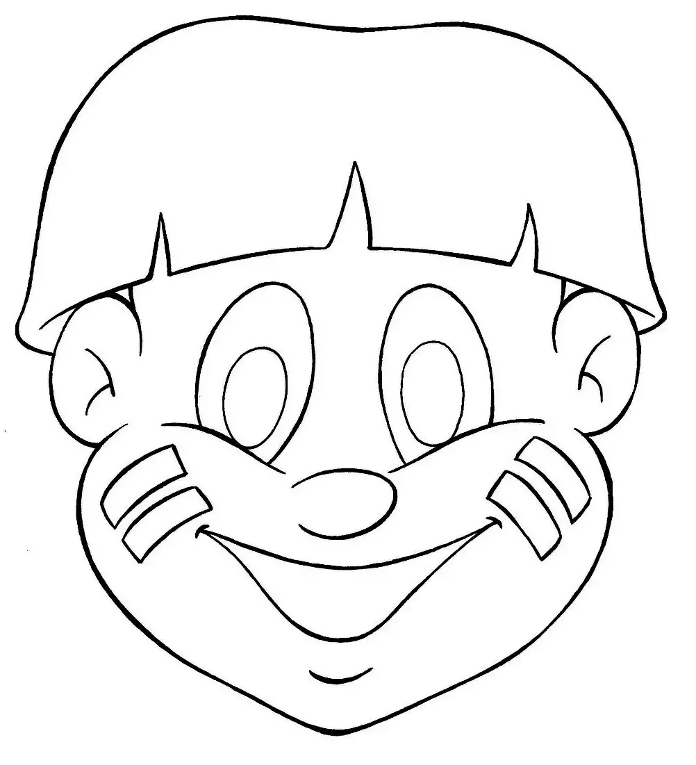 Рисунок Буратино для раскрашивания