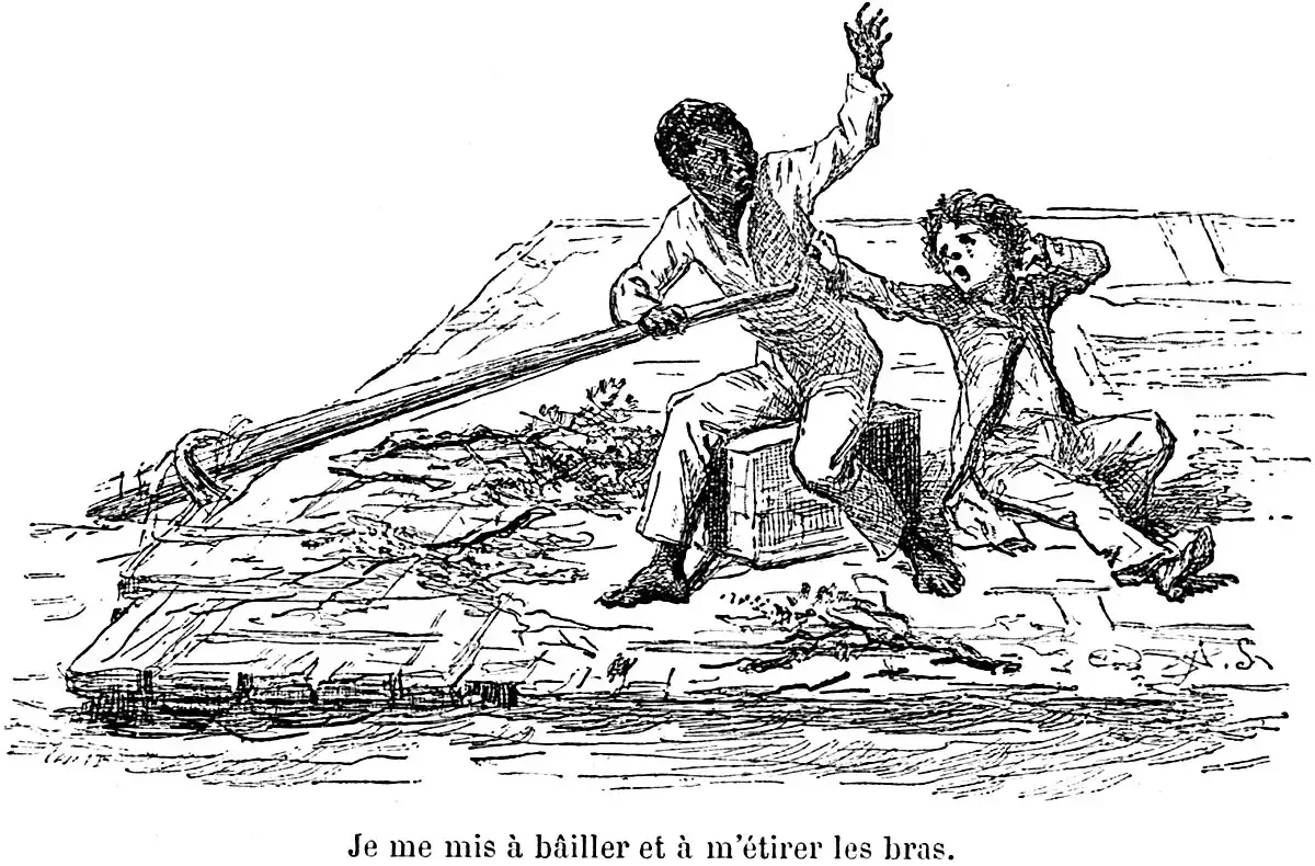 Гекльберри Финна и Джим