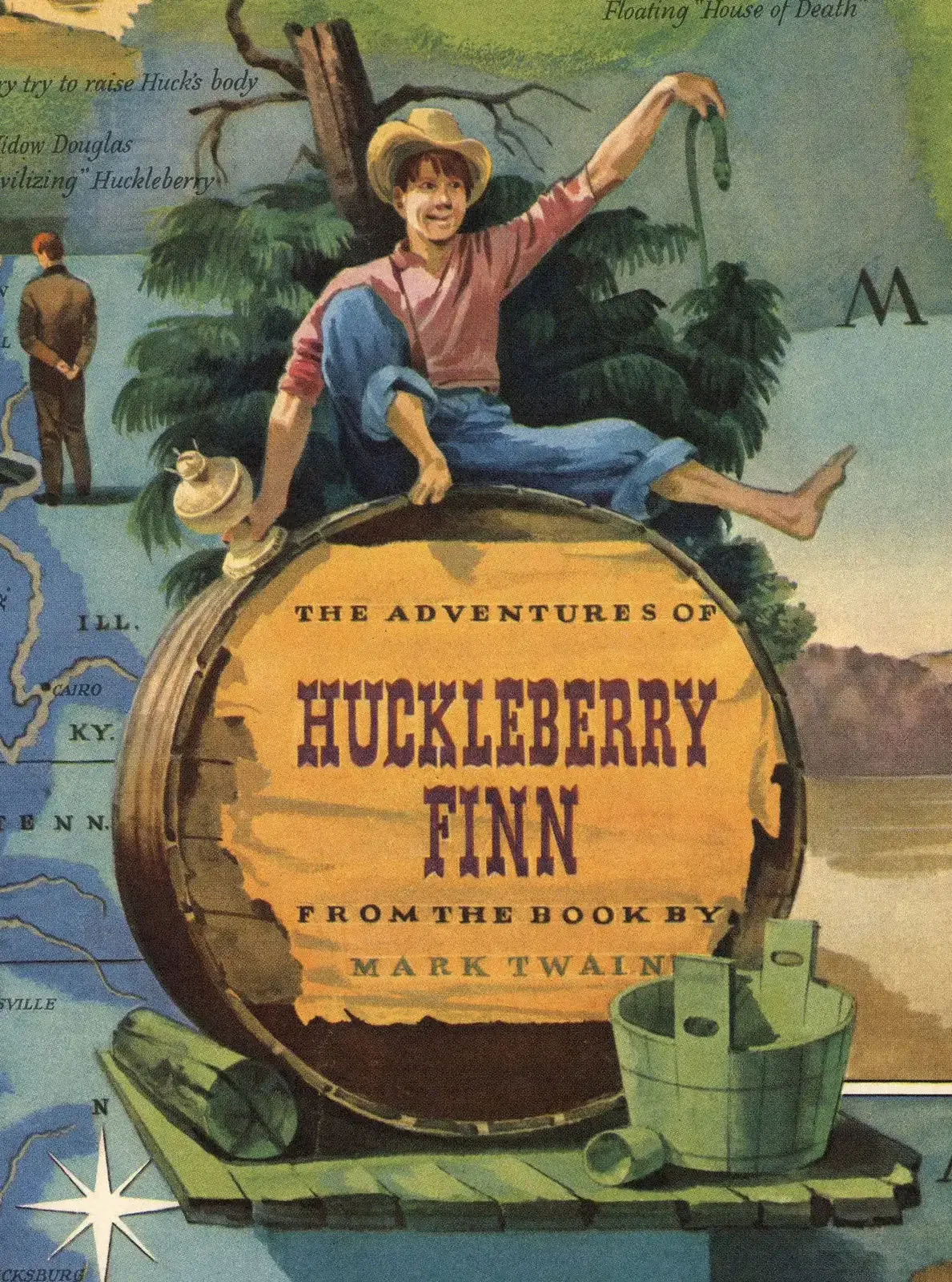 Твен приключения Гекльберри Финна книга обложка