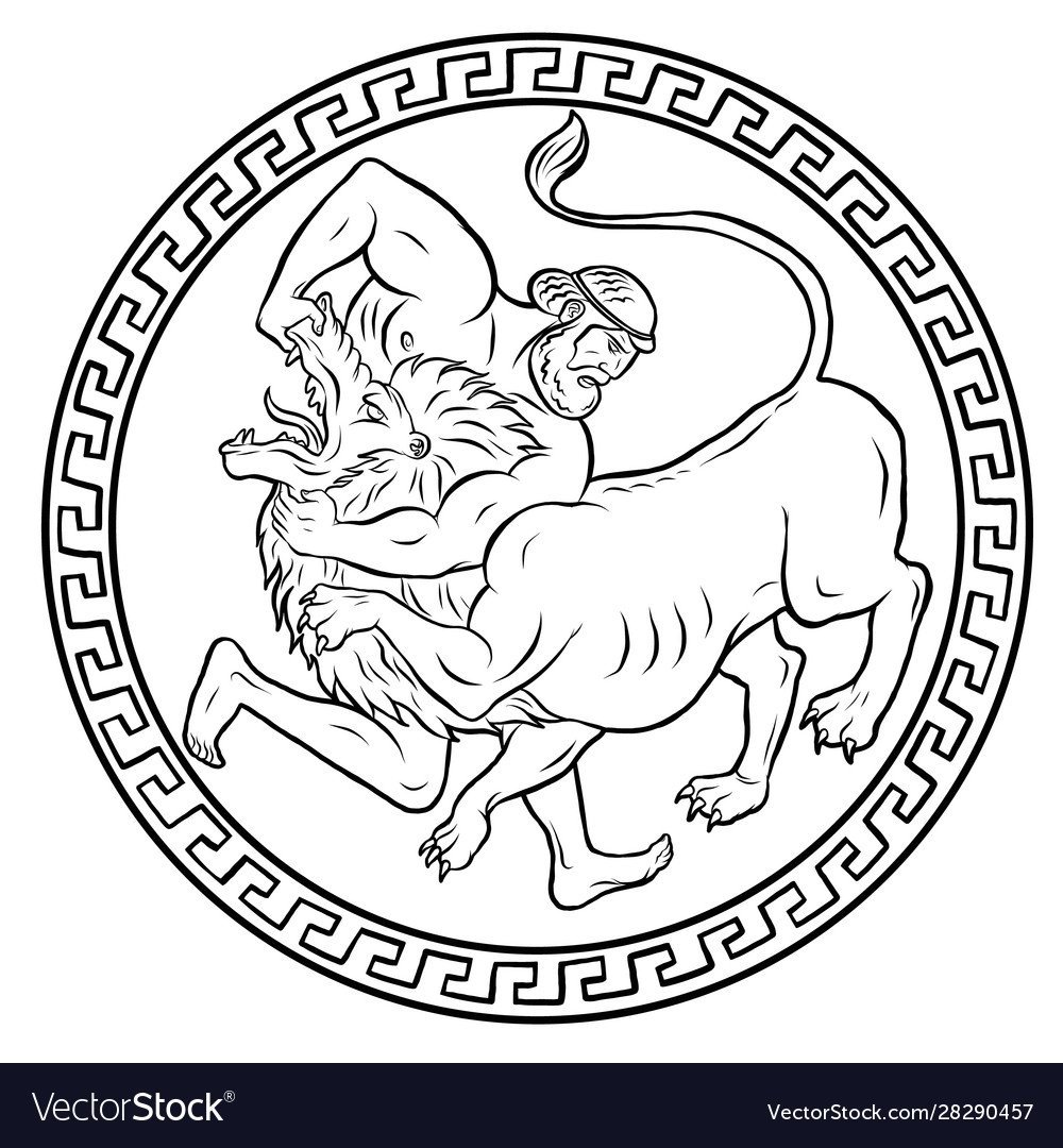 Лев и собачка картинки