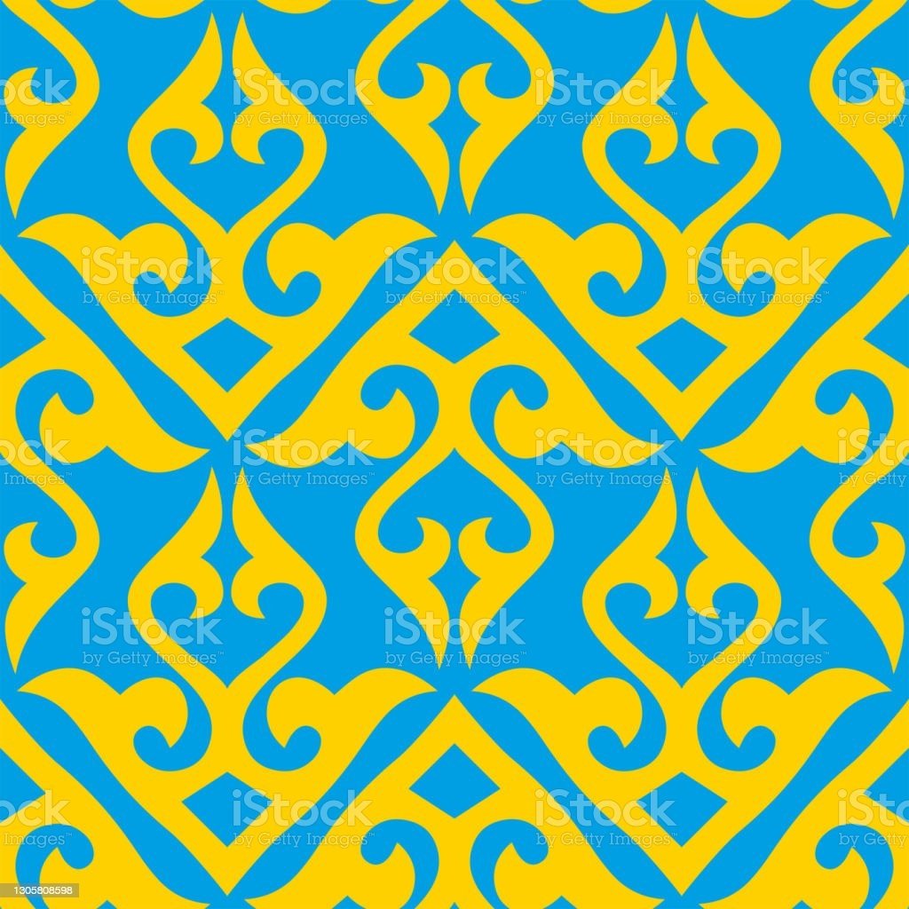 Картина с казахским национальным узоромскачать бесплатно