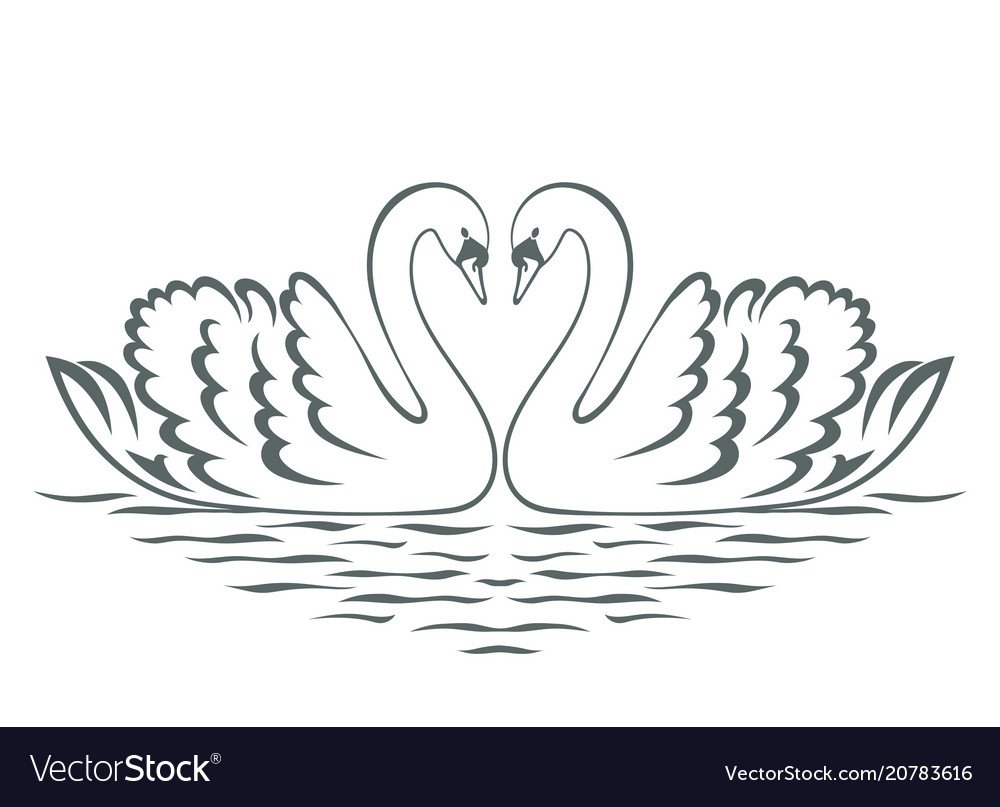 Антистресс лебедь