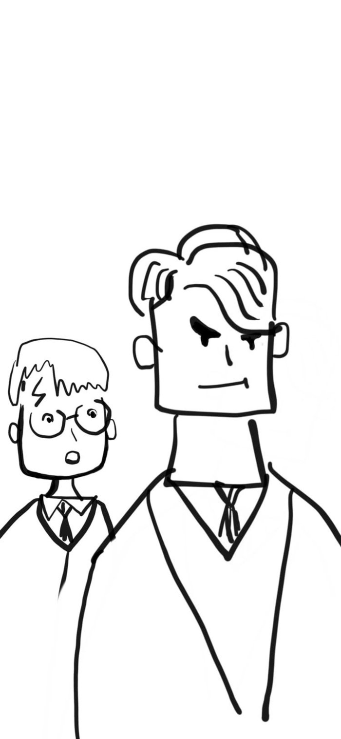 Гарри Поттер и волан де Морт раскраска