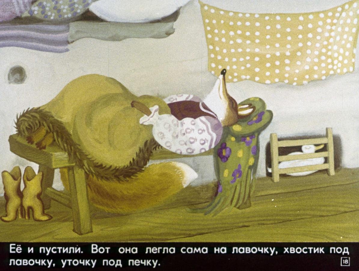 Лисичка со скалочкой мультфильм 1977