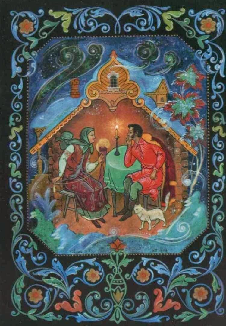 Художник к Бокарев Палех