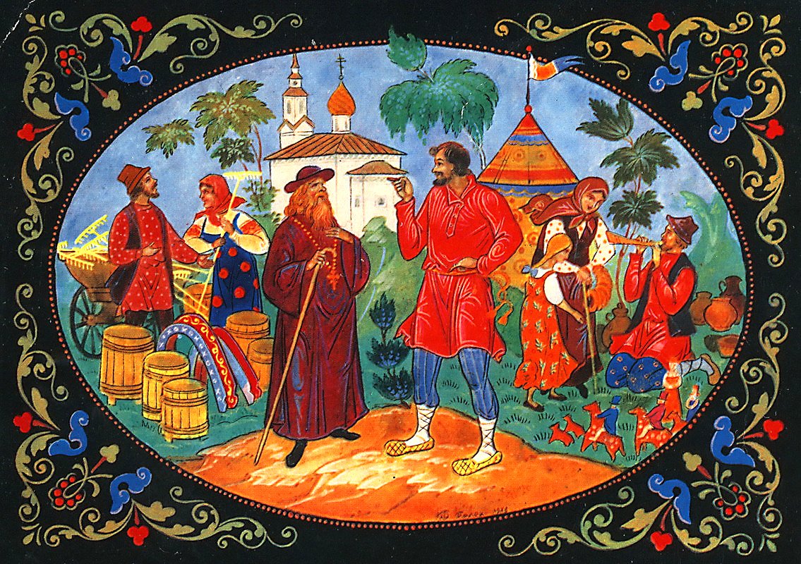 Сказки Пушкина Палех