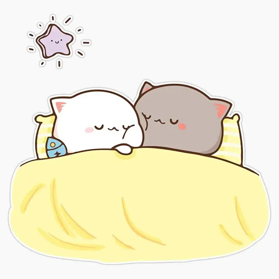 Кавайные котики спят