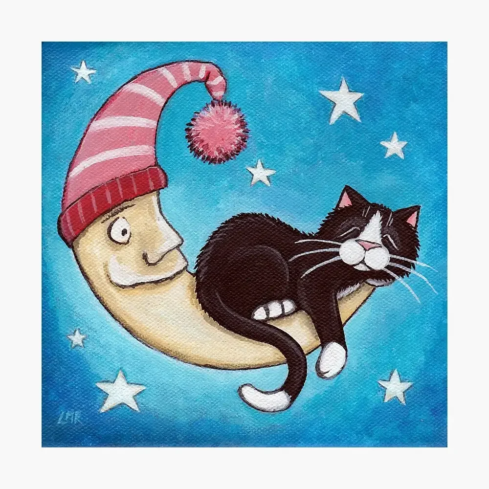 Новогодний котик рисовать