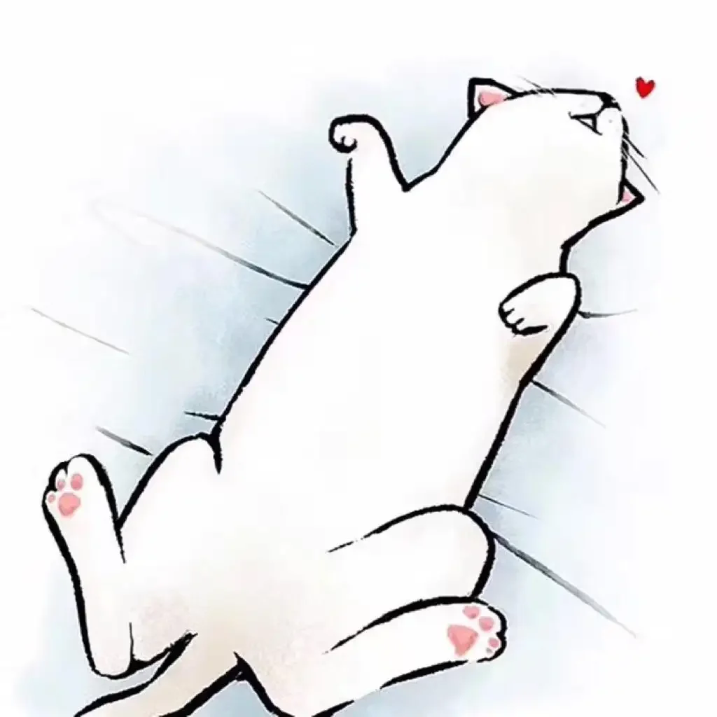 Мультяшные коты лежащие