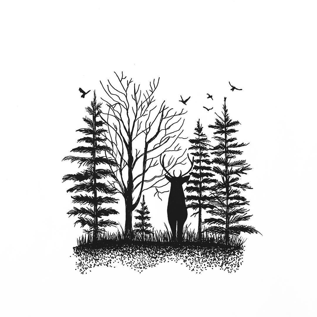 Наброски для векторной графики пейзажи