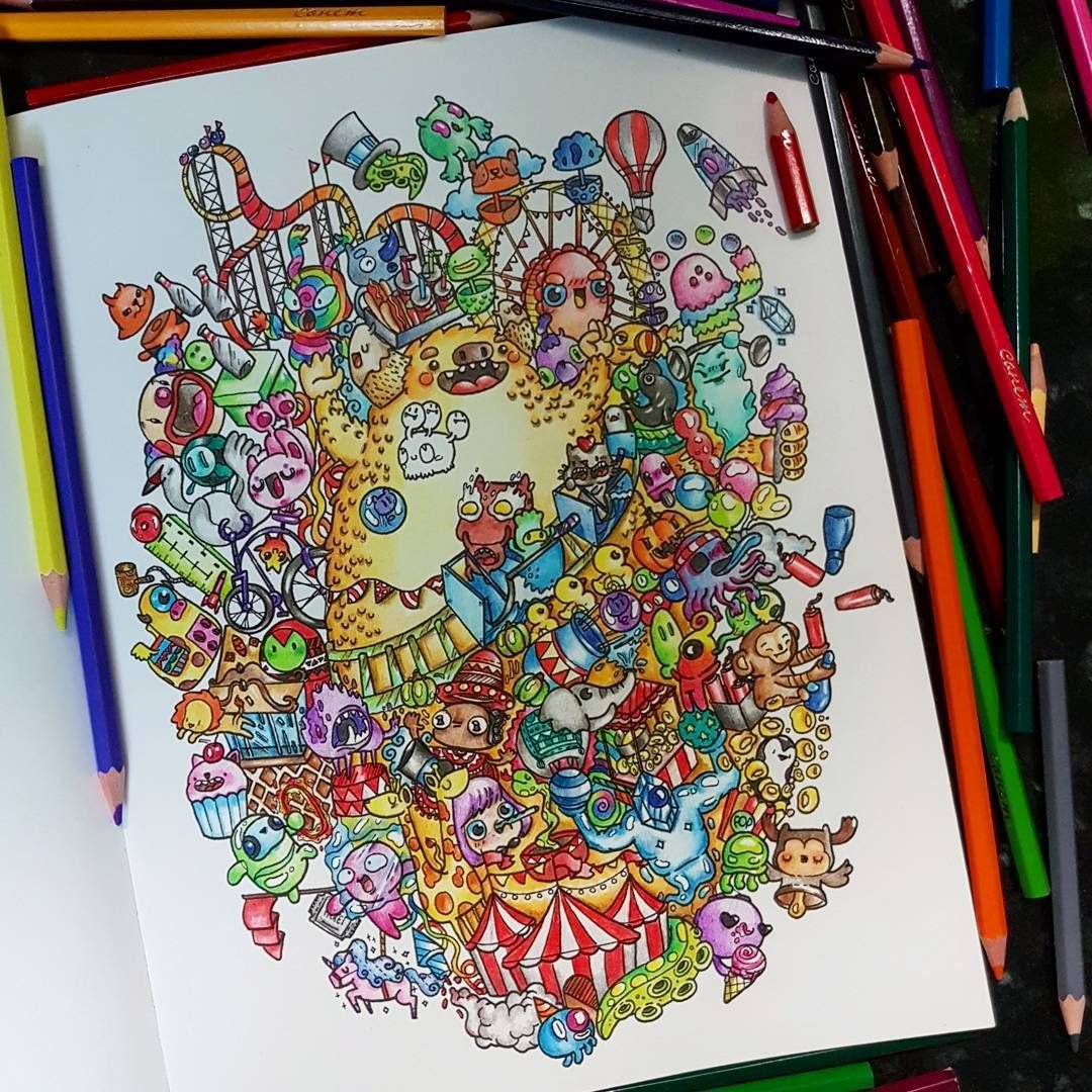 Сборище дудлов Раскрашенные