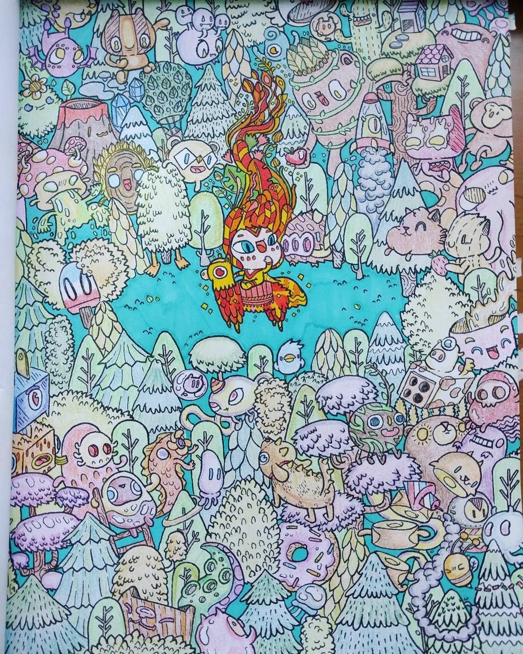 Переполох дудлов. Не самая обычная раскраска