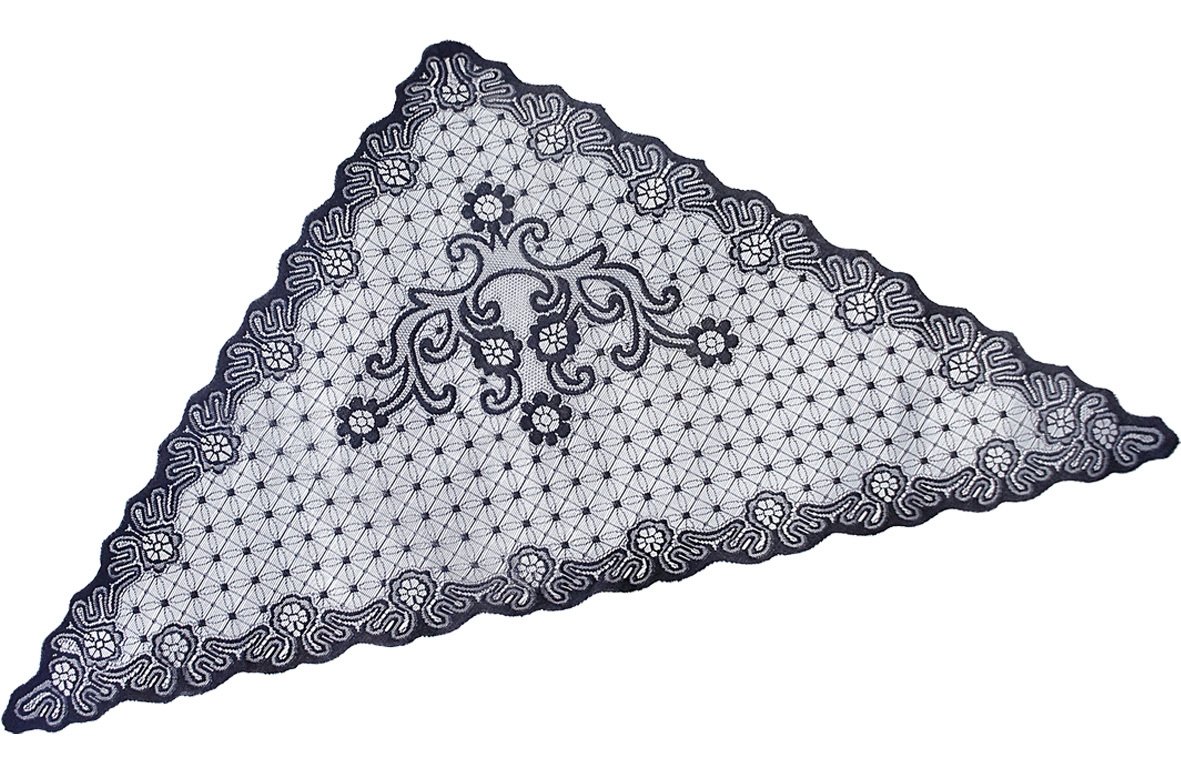 Треугольная шаль крючком