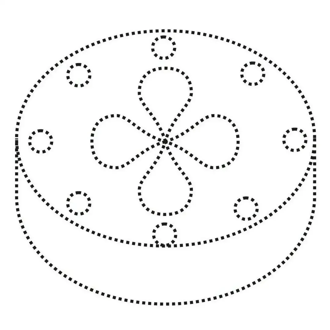 Обведи фигуры по точкам