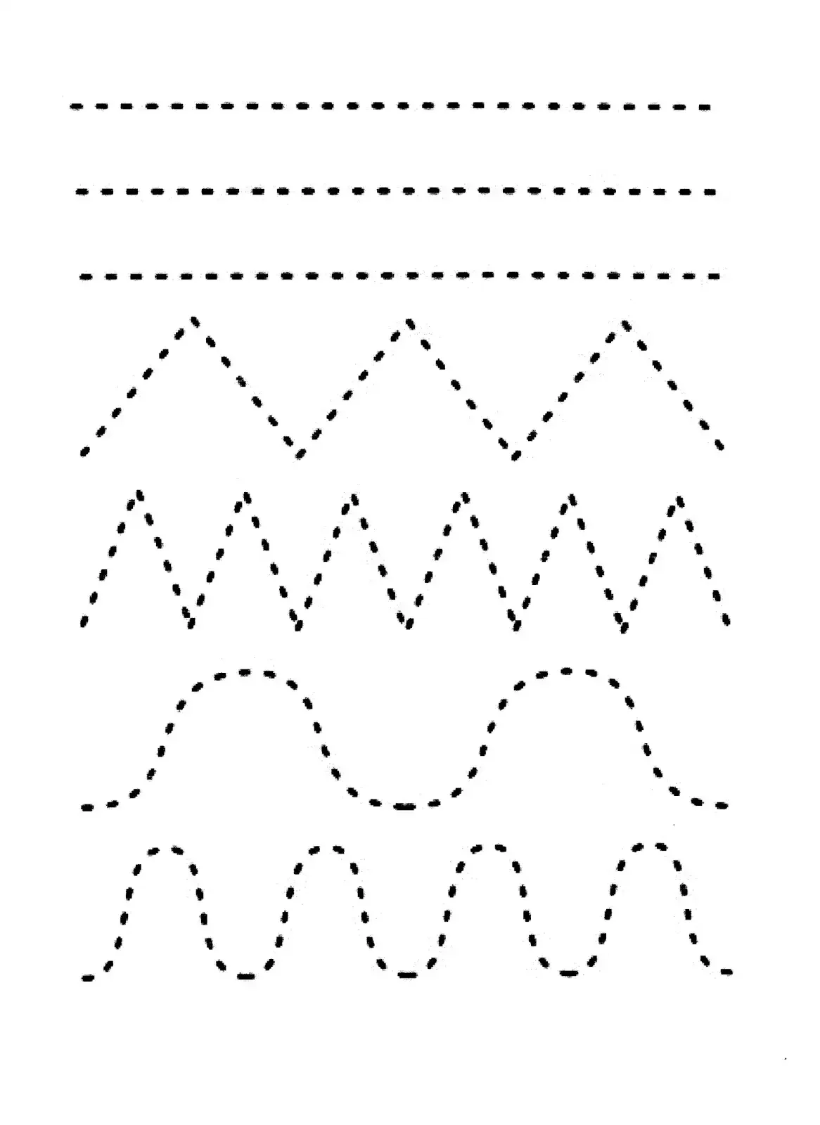 Соединить пунктирные линии для детей 3