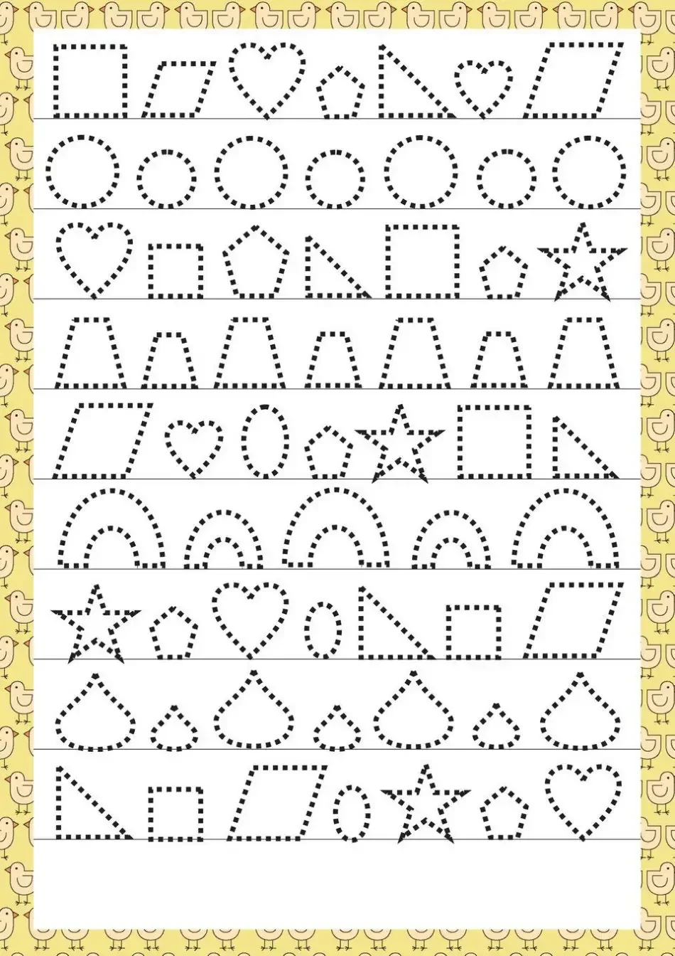 Упражнения обводилки для детей 3-4 лет